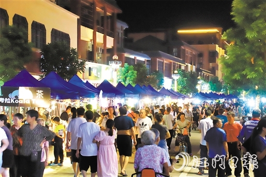 中秋國慶假期，京梅村人氣爆棚。