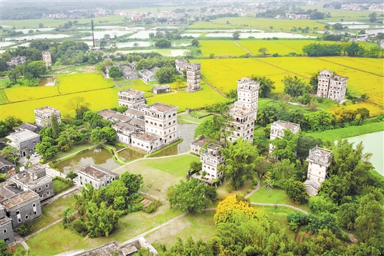 塘口鎮(zhèn)自力村碉樓群。