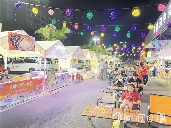 江門(mén)集市遍地開(kāi)花，豐富了市民消費(fèi)娛樂(lè)場(chǎng)景。