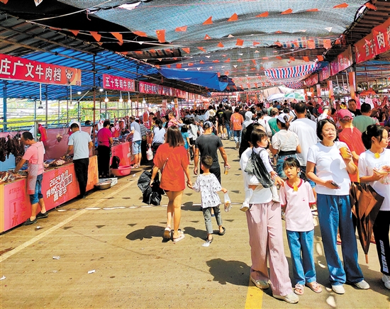 2024年水步傳統(tǒng)文化旅游嘉年華集美食、煙火、潮玩、文創(chuàng)、旅游等豐富元素于一體。