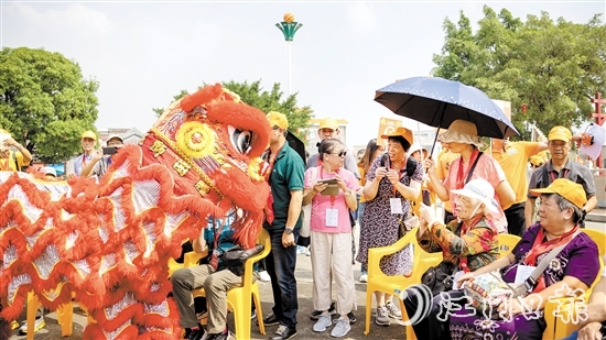 250多名懇親代表參加家鄉(xiāng)游觀光活動，暢敘鄉(xiāng)情。