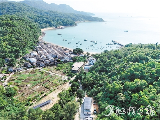 茫洲村徹底告別夜間用電難的困境。