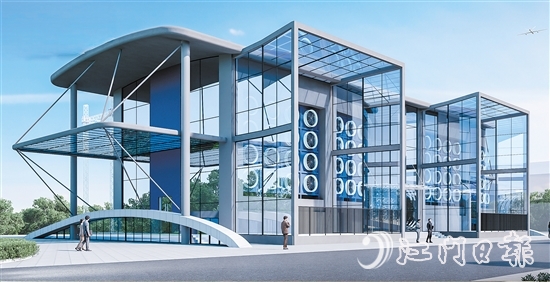 恩平市馮如低空經(jīng)濟產(chǎn)業(yè)園風(fēng)洞實驗室效果圖。