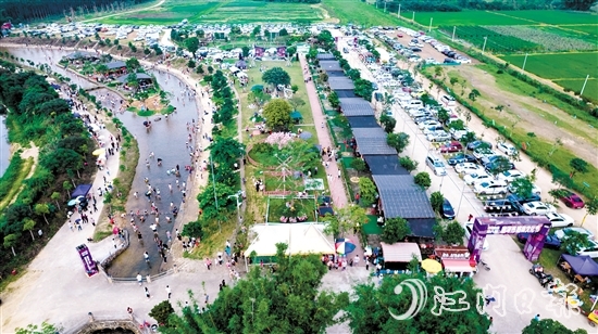 春節(jié)期間，位于恩城街道米倉村的恩平簕菜文化創(chuàng)意園將開展新春游園會活動。圖為資料圖。