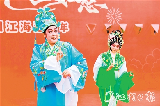 大年初六，粵劇專場(chǎng)演出在下沙公園開(kāi)鑼。