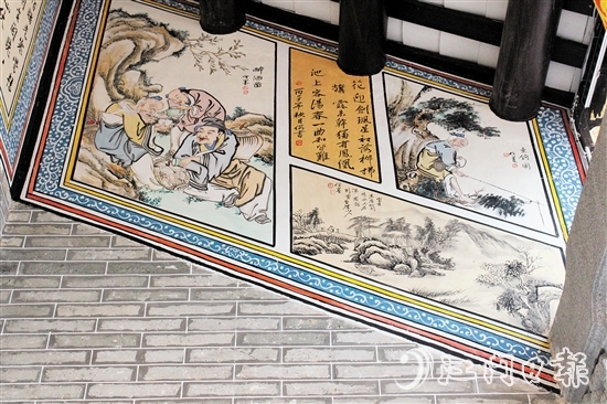 復春馮公祠的壁畫均為原貌修復。