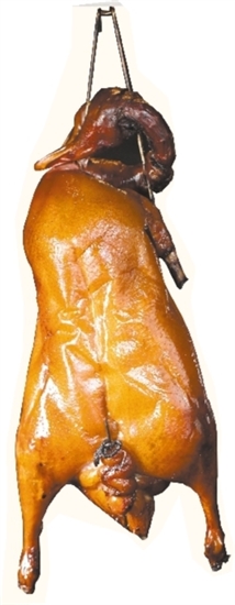 古井燒鵝皮脆肉香。
