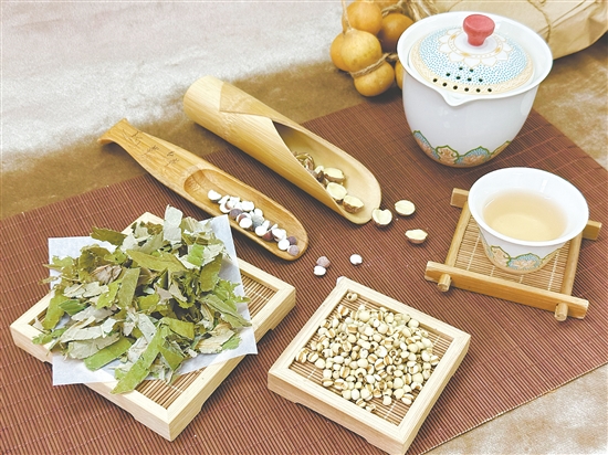 江門市五邑中醫(yī)院推出的減脂輕身茶飲。