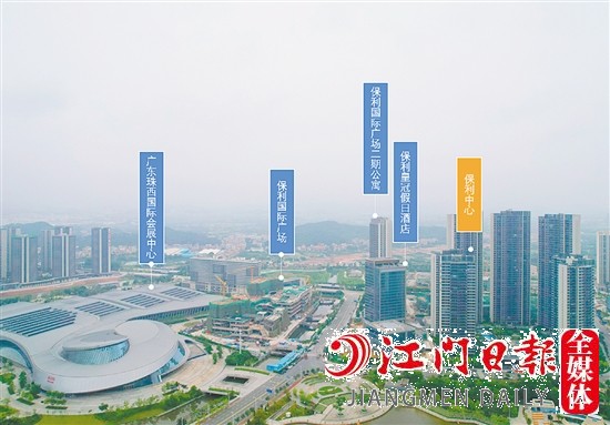 保利時光匯首批公寓“領證”。圖為樓盤位置示意圖。