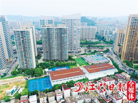 摩根國(guó)際旁地塊實(shí)景圖。