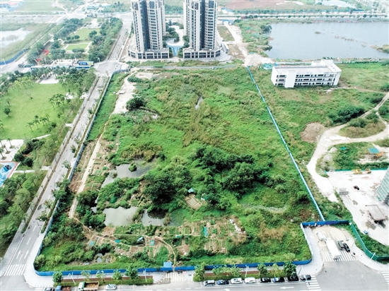 編號(hào)為JCR2024-164（江海10）號(hào)的商住用地位于江海區(qū)35號(hào)地規(guī)劃五路和龍湖路交界東南側(cè)。