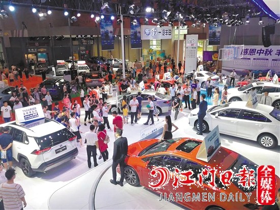 十年來(lái)，江門(mén)車(chē)展檔次越來(lái)越高。