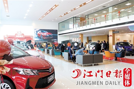春節(jié)假期后期，4S店的客流量明顯增多。