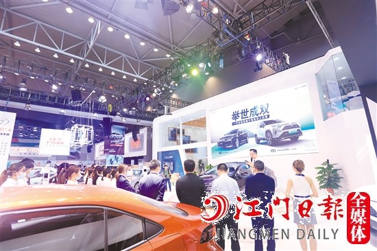 ?車展現(xiàn)場(chǎng)，汽車品牌企業(yè)將帶來(lái)科技盛宴。